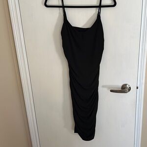 Eclipse Elegant Black Backless Dress